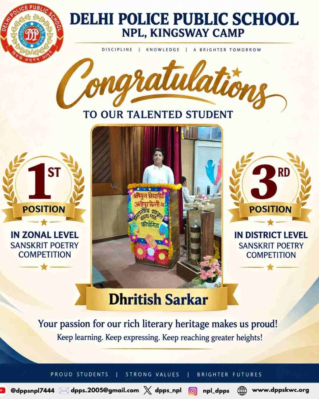 DPPS student achievement poster 19